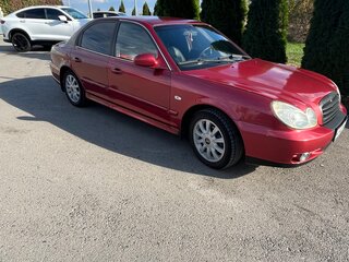 2004 Hyundai Sonata IV (EF) Рестайлинг, красный, 270000 рублей, вид 1