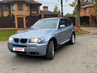 2006 BMW X3 30i I (E83), голубой, 1190000 рублей, вид 4