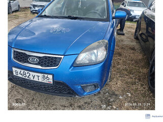 2011 Kia Rio II Рестайлинг, синий, 315000 рублей, вид 2