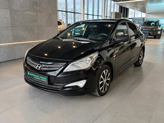 2016 Hyundai Solaris I Рестайлинг, чёрный, 1050000 рублей, вид 3