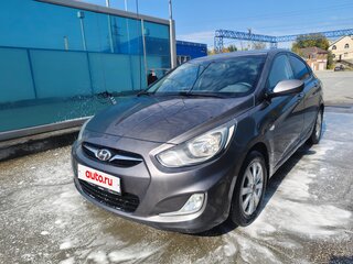 2012 Hyundai Solaris I, чёрный, 900000 рублей, вид 2