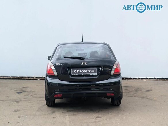 2011 Kia Rio II Рестайлинг, чёрный - вид 5