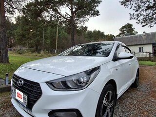 2018 Hyundai Solaris II, белый, 1370000 рублей, вид 4
