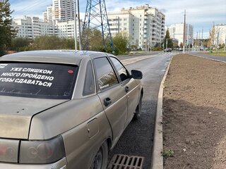 2002 Lada (ВАЗ) 2110, серебристый, 150000 рублей, вид 4