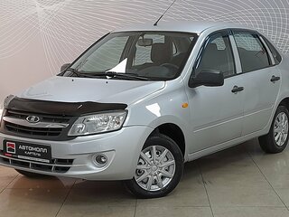 2013 Lada (ВАЗ) Granta I, серебристый, 399000 рублей, вид 2