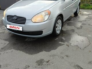 2007 Hyundai Verna II, серебристый, 380000 рублей, вид 1