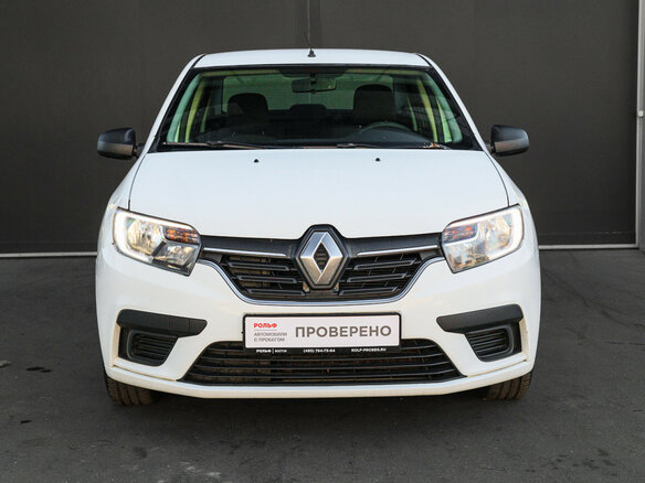 2018 Renault Logan II Рестайлинг, белый, 670000 рублей - вид 1