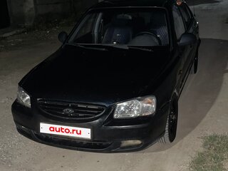 2008 Hyundai Accent ТагАЗ II, чёрный, 250000 рублей, вид 4