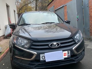 2022 Lada (ВАЗ) Granta I Рестайлинг, чёрный, 630000 рублей, вид 2