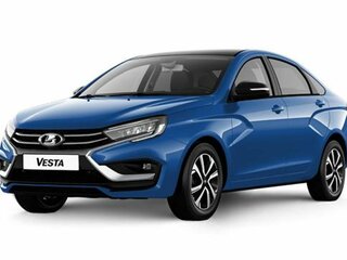 2026 Lada (ВАЗ) Vesta I Рестайлинг (NG), синий, 1739205 рублей, вид 1