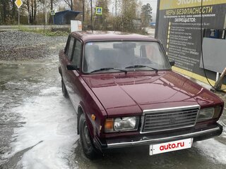 2003 Lada (ВАЗ) 2107, пурпурный, 85000 рублей, вид 2