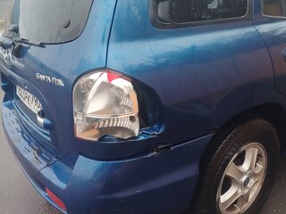 2003 Hyundai Santa Fe I, синий, 535000 рублей, вид 4