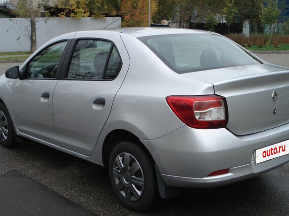 2015 Renault Logan II, серебристый - вид 4