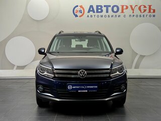 2014 Volkswagen Tiguan I Рестайлинг, синий, 1424000 рублей, вид 3
