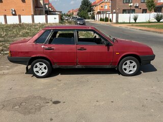 1996 Lada (ВАЗ) 21099, красный, 60000 рублей, вид 2