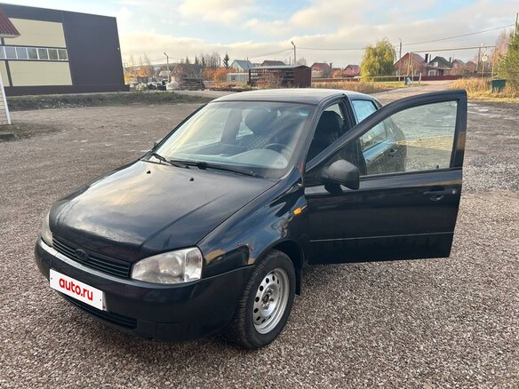 2010 Lada (ВАЗ) Kalina I, чёрный, 160000 рублей - вид 5