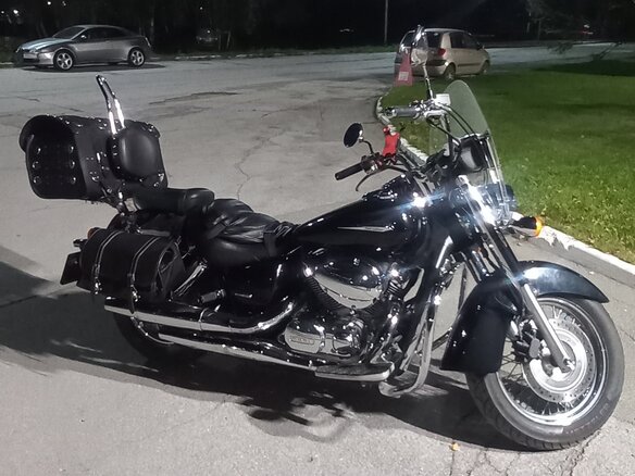 2007 Honda Shadow 750, чёрный, 590000 рублей - вид 6