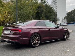 2017 Audi A5 II (F5), пурпурный, 3750000 рублей, вид 4
