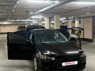 2012 Mitsubishi Lancer X Рестайлинг, чёрный, 1150000 рублей, вид 3