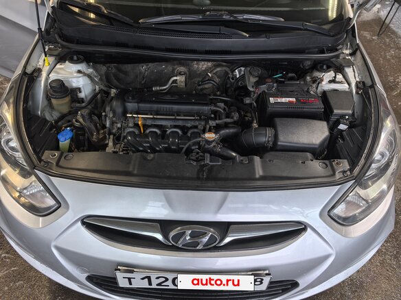 2011 Hyundai Solaris I, серебристый, 750000 рублей - вид 11