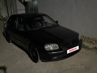 2008 Hyundai Accent ТагАЗ II, чёрный, 250000 рублей, вид 3
