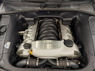 2006 Porsche Cayenne Turbo I (955), чёрный, 600000 рублей, вид 4