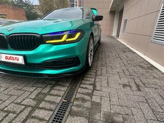 2017 BMW 5 серии 520i VII (G30/G31/G38), чёрный, 4150000 рублей, вид 2