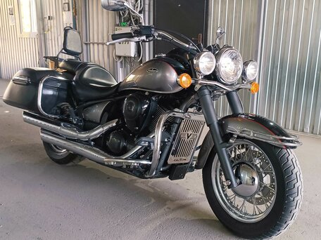 2014 Kawasaki VN900 Vulcan, чёрный, 735000 рублей, вид 1