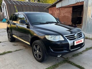 2007 Volkswagen Touareg I Рестайлинг, чёрный, 750000 рублей, вид 3