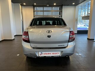2014 Lada (ВАЗ) Granta I, серебристый, 470000 рублей, вид 4