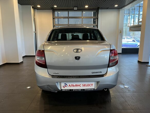 2014 Lada (ВАЗ) Granta I, серебристый, 451000 рублей - вид 3