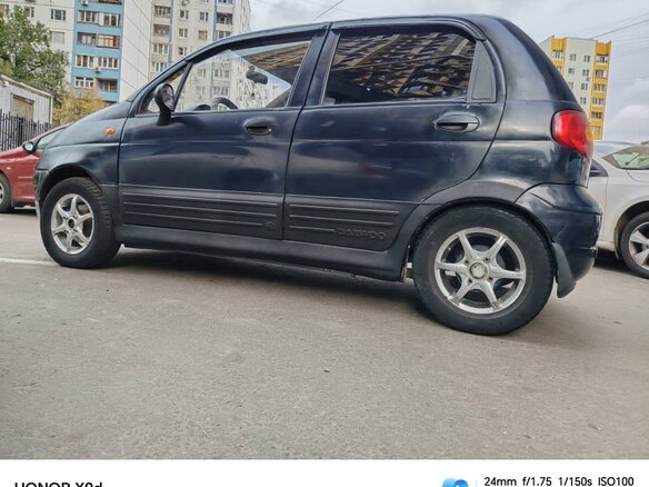 2009 Daewoo Matiz I Рестайлинг, синий, 60000 рублей - вид 2