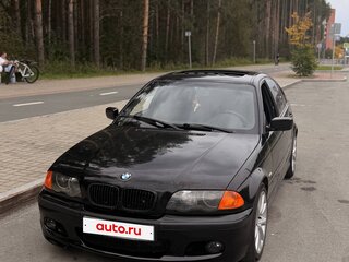 2001 BMW 3 серии 318i IV (E46), чёрный, 399000 рублей, вид 2