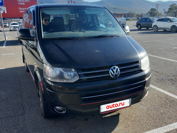 2011 Volkswagen Caravelle LWB Long T5 Рестайлинг, чёрный, 1880000 рублей - вид 1
