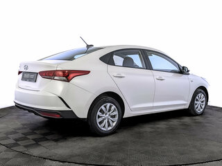 2022 Hyundai Solaris II Рестайлинг, белый, 1485000 рублей, вид 5