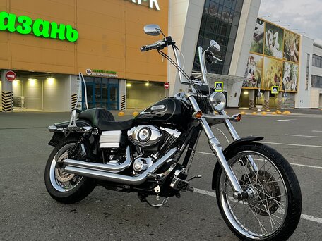 2006 Harley-Davidson Dyna Wide Glide, чёрный, 700000 рублей, вид 1