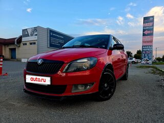 2014 Skoda Fabia II Рестайлинг, красный, 699000 рублей, вид 2