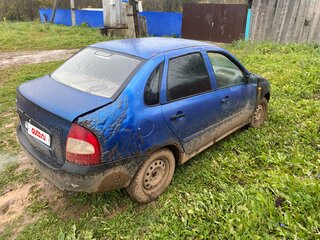 2008 Lada (ВАЗ) Kalina I, синий, 75000 рублей, вид 4