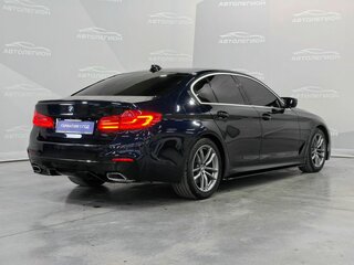 2019 BMW 5 серии 520d VII (G30/G31/G38), синий, 3150000 рублей, вид 5