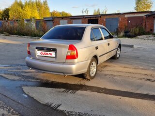 2003 Hyundai Accent ТагАЗ II, серебристый, 250000 рублей, вид 4