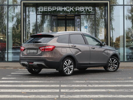 2019 Lada (ВАЗ) Vesta SW Cross I, серый, 1150000 рублей, вид 4