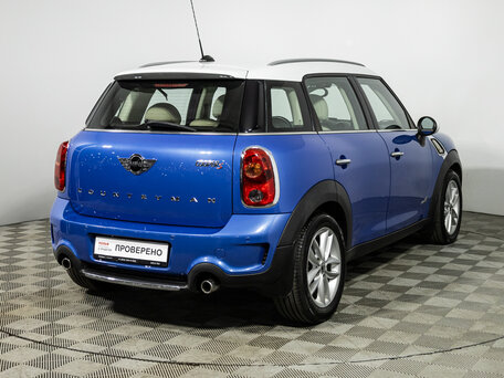 2013 Mini Countryman Cooper S I, голубой, 860900 рублей, вид 5
