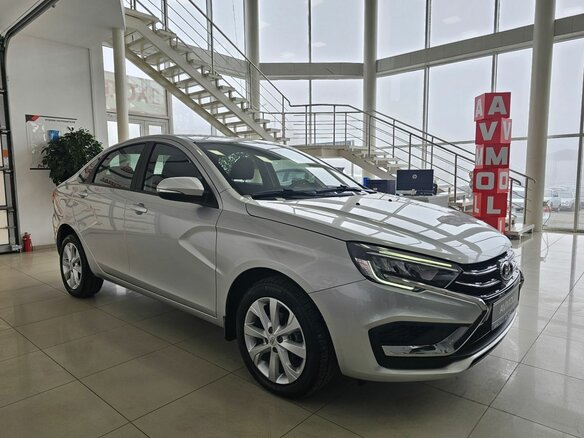 2024 Lada (ВАЗ) Vesta I Рестайлинг (NG), серебристый, 1739000 рублей - вид 4