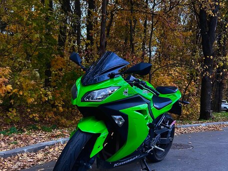2014 Kawasaki Ninja 300, зелёный, 270000 рублей, вид 1