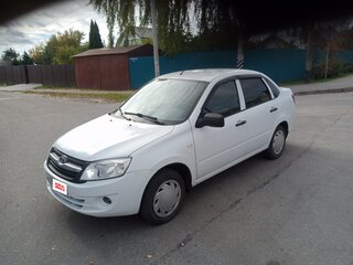 2013 Lada (ВАЗ) Granta I, белый, 395000 рублей, вид 1