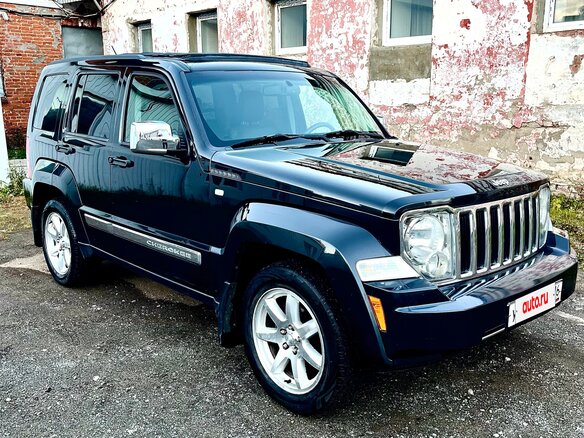 2008 Jeep Cherokee IV (KK), чёрный, 1190000 рублей - вид 3