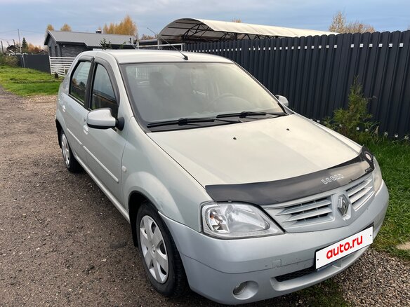 2009 Renault Logan I, серый, 418000 рублей - вид 1