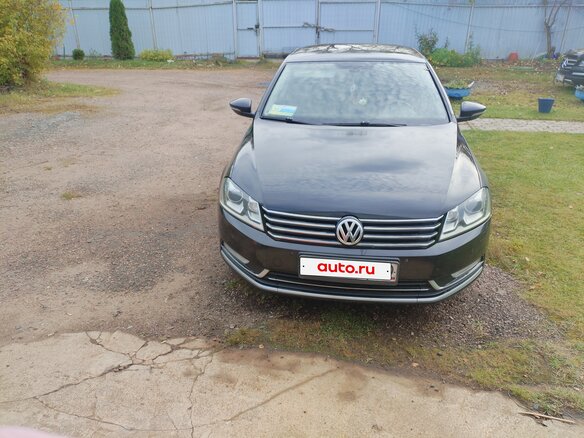 2012 Volkswagen Passat B7, чёрный, 800000 рублей