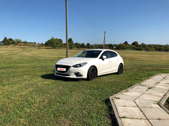 2014 Mazda 3 III (BM), белый - вид 1