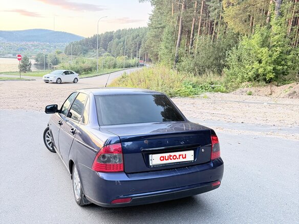 2014 Lada (ВАЗ) Priora I Рестайлинг, синий, 560000 рублей - вид 4